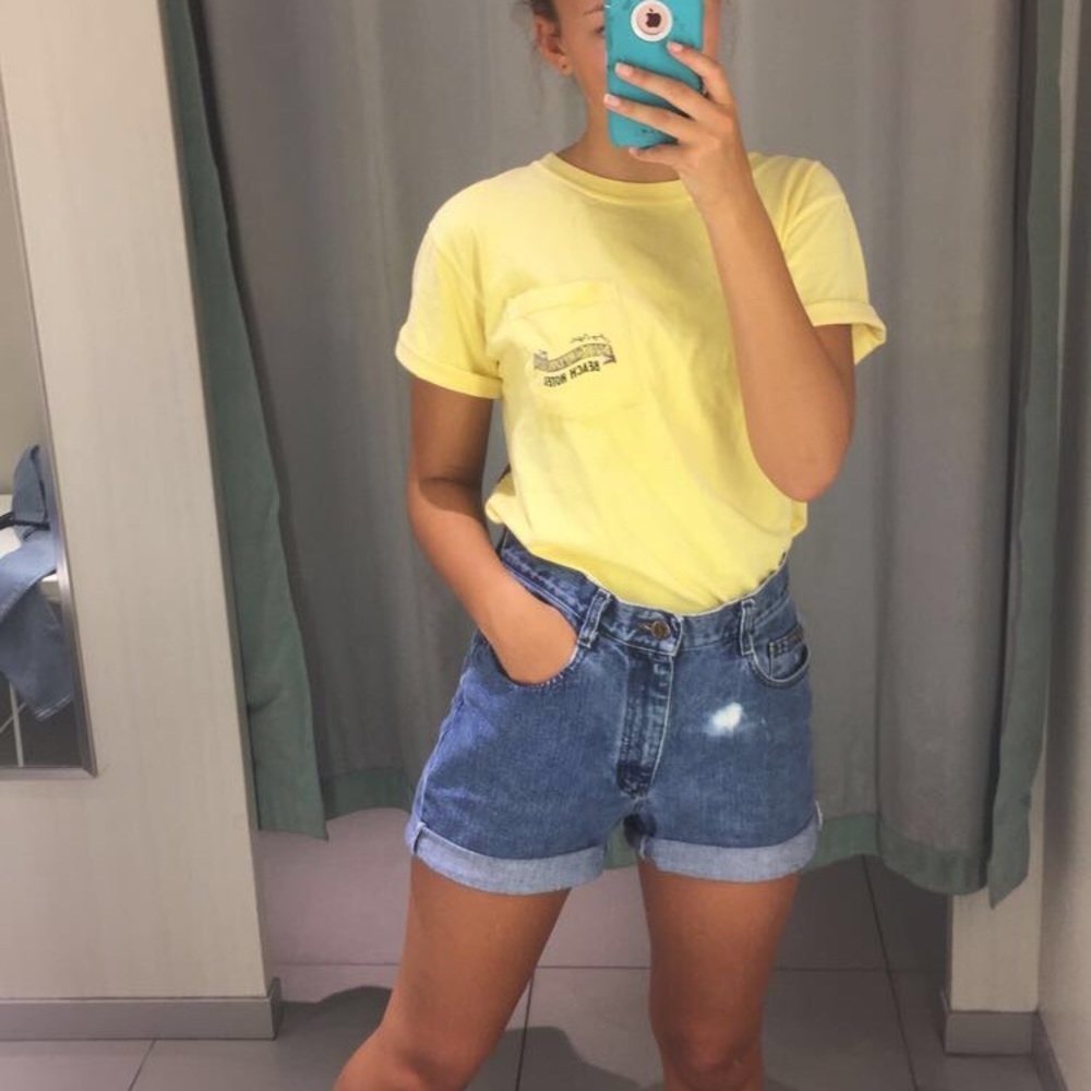 Vintage Denim Cut-off Jeans